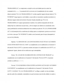 Modelo de contrato individual por tiempo indeterminado - Trabajos  Documentales - Ledesma