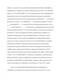 Modelo de contrato individual por tiempo indeterminado - Trabajos  Documentales - Ledesma