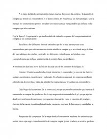 Los elementos de comportamiento del comprador estan formados por el  entorno, la caja negra del comprador y las respuestas del comprador. -  Ensayos para estudiantes - Antonio