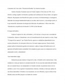 Comentario de Texto sobre “Filosofía del Hombre” de Antonio González.