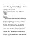 ﻿LEY DE LA PRODUCTIVIDAD Y COMPETITIVIDAD LABORAL (DECRETO N° 728)