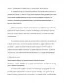 TEMA 1. FUNDAMENTO JURÍDICO DE LA ASOCIACIÓN PROFESIONAL.