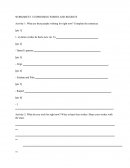 WORKSHEET 1 EXPRESSING WISHES AND REGRETS