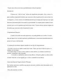 El paso mas critico en la venta es probablemente tu frase de apertura'' -  Ensayos y Trabajos - mondoro