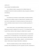 CAPITULO VI CONCLUSIONES Y RECOMENDACIONES
