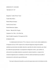 Decreto 170 Imagenes - Decreto 170 Ensayos Y Trabajos Rebecca