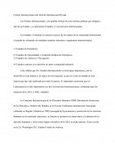 Fuentes Internacionales del Derecho Internacional Privado.