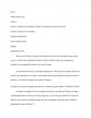 Informe “Embalse de San Rafael y Planta de Tratamiento Francisco Wiesner”