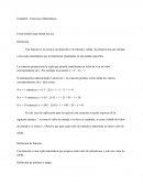 Funciones Matemáticas - Resumen