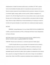 FORMATO DEMANDA DIVORCIO HONDURAS. - Ensayos - Albert