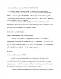 FORMATO DEMANDA DIVORCIO HONDURAS. - Ensayos - Albert