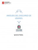 ANÁLISIS DEL DISCURSO DE LÍDERES