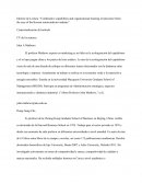 Informe de Lectura: “Combinative capabilities and organizational learning in latecomer firms: the case of the Korean semiconductor industry”