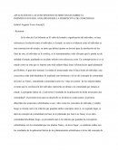 Aplicación de concepciones Schmittianas a la historia Colombiana.