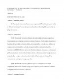 REGLAMENTO DE ORGANIZACIÓN Y FUNCIONES DEL MINISTERIO DE ECONOMÍA Y FINANZAS TÍTULO I