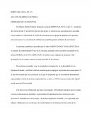 BIMEN SALUD S.A DE C.V ACTA DE ASAMBLEA GENERAL ORDINARIA DE ACCIONISTAS