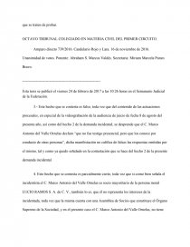 CONTESTACION A INCIDENTE DE TACHA DE TESTIGOS - Informe de Libros - Jillian