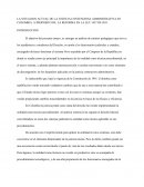 LA SITUACION ACTUAL DE LA JUSTICIA CONTENCIOSA ADMINISTRATIVA EN COLOMBIA A PROPOSITO DE LA REFORMA EN LA LEY 1437 DE 2011