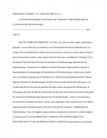 Modelo de Contestacion de demanda Guatemala - Ensayos y Trabajos - Ensa05