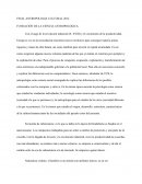 FUNDACIÓN DE LA CIENCIA ANTROPOLÓGICA: FINAL ANTROPOLOGIA CULTURAL 2012