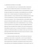 LA ADMINISTRACION PÚBLICA EN COLOMBIA Es legal, política y social