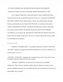 VOLUMEN NÚMERO (XIX) DÉCIMO NOVENO DE PROTOCOLO ABIERTO