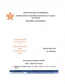 PLANIFICACION DE UN SISTEMA DE GESTION DE LA CALIDAD - NTC ISO 9001
