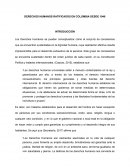 DERECHOS HUMANOS RATIFICADOS EN COLOMBIA DESDE 1948
