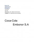 ADM. MODELOS DE NEGOCIOS Coca-Cola Embonor S.A