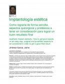 Implantología estética