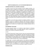 ASPECTOS GENERALES DE LA LEY DE CONCURSOS MERCANTILES