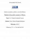 Modelos de desarrollo económico en México