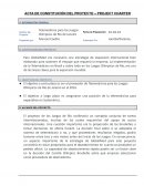 ACTA DE CONSTITUCIÓN DEL PROYECTO – PROJECT CHARTER