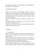 CASO PRÁCTICO MAITENA R.: DIFICULTADES EN EL APRENDIZAJE DE MATEMÁTICA Y LECTOESCRITURA