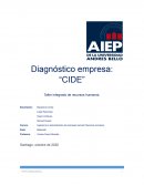 Diagnóstico empresa: “CIDE” Taller integrado de recursos humanos