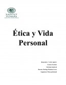 Ética y Vida Personal