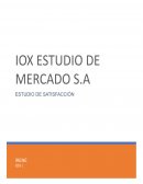 IOX ESTUDIO DE MERCADO S.A. ESTUDIO DE SATISFACCIÓN