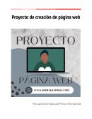 Proyecto de creación de página web