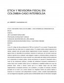 Ética y revisoria fiscal en Colombia-caso Interbolsa