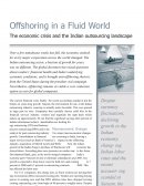 Offshoring in a Fluid World
