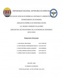 Análisis del sector externo de la economia de Honduras (2010-2022)