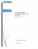 Reforma previsional Ley 20,255