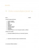 Ficha clínica facial