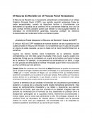 Recurso de Revisión en el Proceso Penal Venezolano